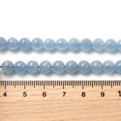 Natural Aquamarine Beads Strands G-D327-C03-6MMA-1