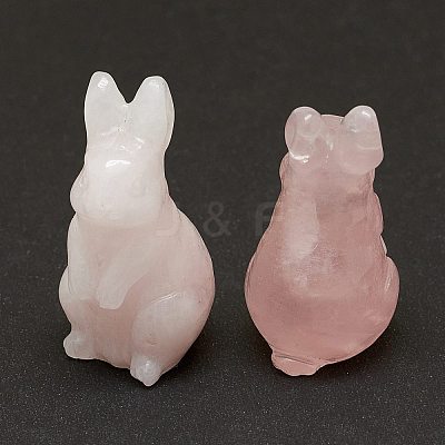 Natural Rose Quartz Sculpture Display Decorations G-F719-36A-1