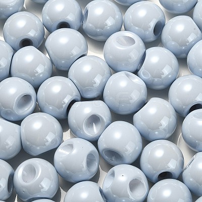 Opaque Acrylic Beads OACR-G012-01D-1