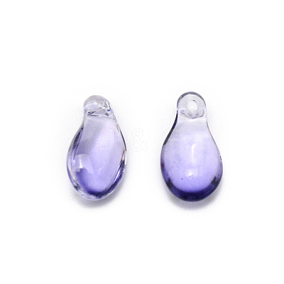 Handmade Lampwork Charms LAMP-WH0006-04-1