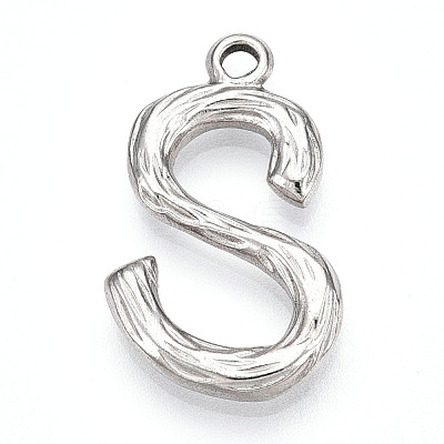 304 Stainless Steel Pendants STAS-N117-01P-S-1