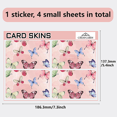 PVC Plastic Waterproof Card Stickers DIY-WH0432-033-1