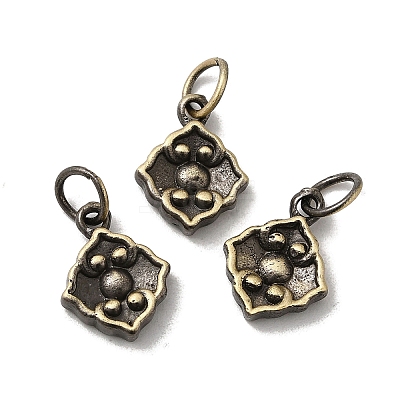 Tibetan Style Rack Plating Brass Pendants KK-Q805-14AB-1