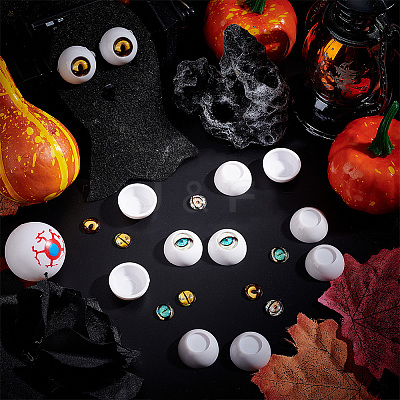 Plastic Doll Eyes DIY-PH0009-45-1