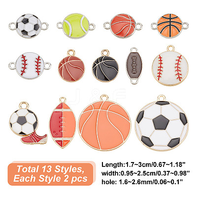Sports Theme DIY Jewelry Making Findings Kits DIY-AR0003-70-1