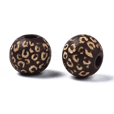 Painted Natural Wood Beads X-WOOD-T021-53A-02-1