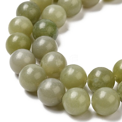 Natural Green Jade Beads Strands G-K340-A02-03-1