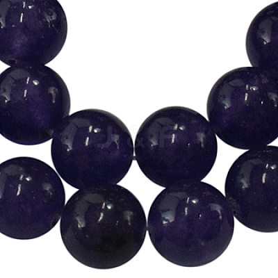 Natural Gemstone Amethyst Round Beads X-Z0SYS013-1