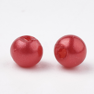 ABS Plastic Beads OACR-Q004-6mm-01-1