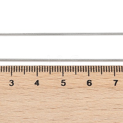 Tarnish Resistant 304 Stainless Steel Snake Chain Necklaces NJEW-F196-14P-1