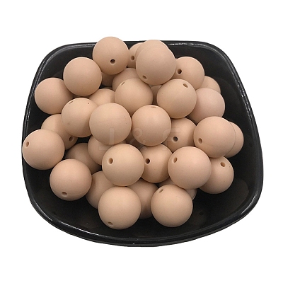 Silicone Beads LS-SIL-WH0003-01A-13-1