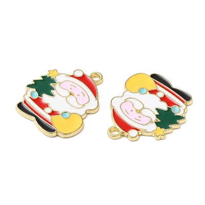 Christmas Alloy Enamel Pendants ENAM-D050-13I-01G-1