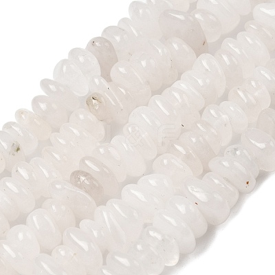 Natural White Jade Beads Strands G-A285-A13-01-1