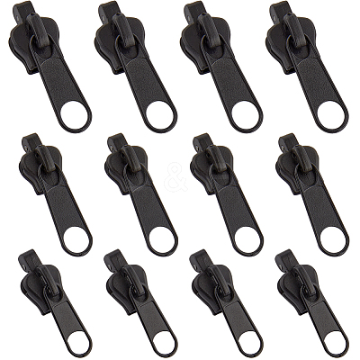 12Pcs 3 Style POM Replacement Zipper Sliders DIY-GF0007-57-1