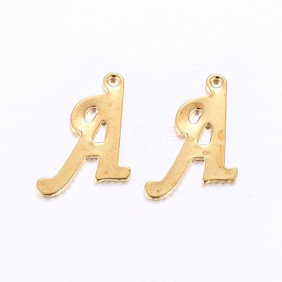 304 Stainless Steel Pendants X-STAS-O098-03G-1