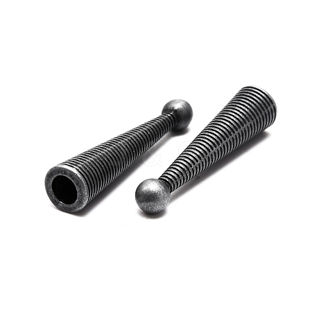 Alloy Cord End FIND-WH0110-218-1
