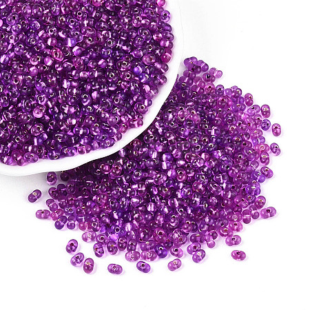 Baking Paint Glass Seed Beads SEED-K009-03B-04-1