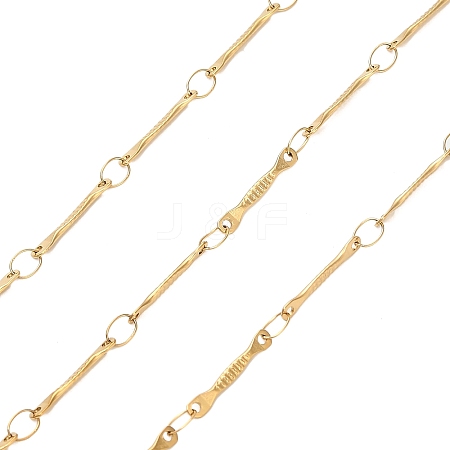 304 Stainless Steel Bar Link Chains CHS-H116-01B-G-1