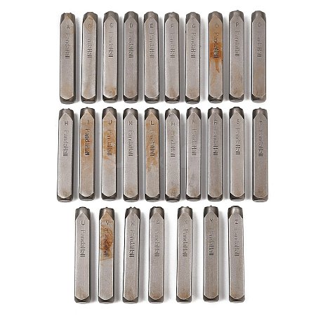 (Defective Closeout Sale) Iron Seal Stamps Set AJEW-XCP0003-58-1