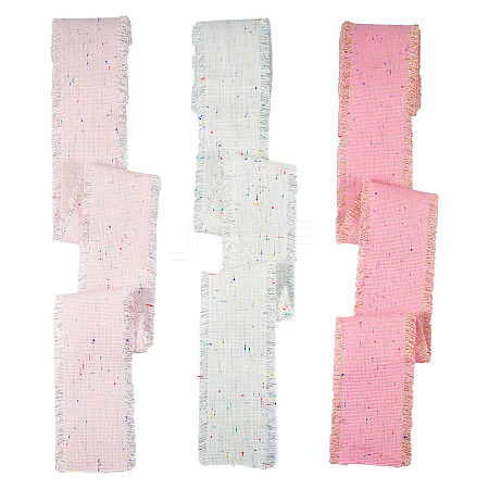 9 Yards 3 Colors Flat Cotton Ribbon OCOR-TA0001-59-1