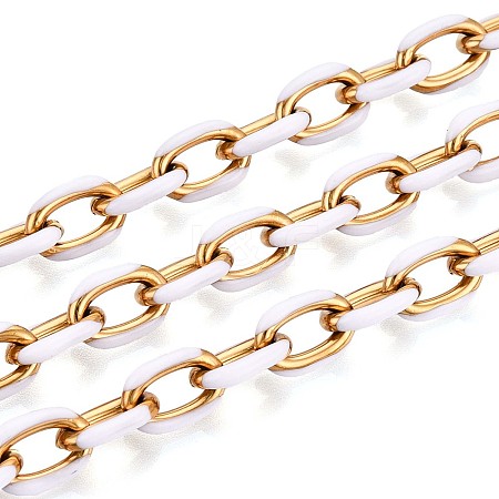 304 Stainless Steel Enamel Cable Chains CHS-ZX006-06A-1