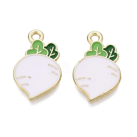 Alloy Enamel Pendants ENAM-Q003-17G-1