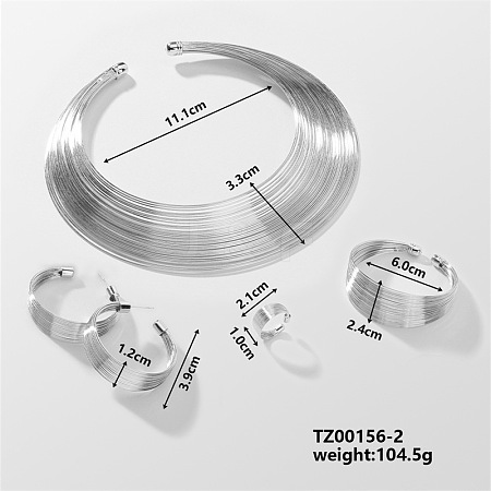 Elegant Luxury Iron Jewelry Set TA0228-2-1