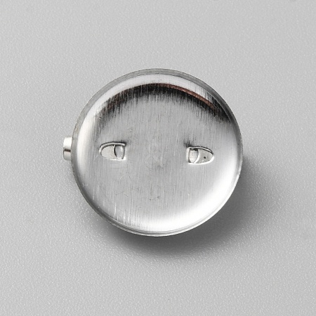 Iron Brooch Base Settings IFIN-WH0085-15D-1