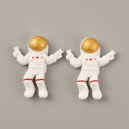 Space Theme Opaque Resin Cabochons RESI-WH0029-23C-01-1