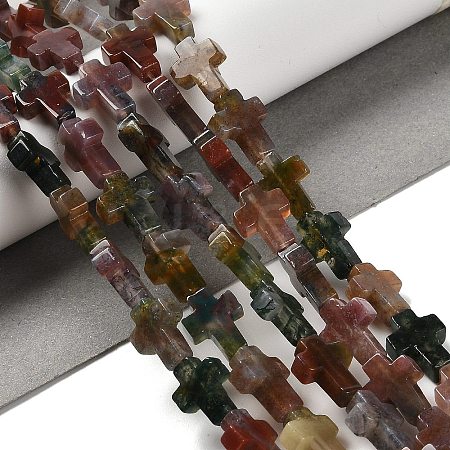 Natural Indian Agate Beads Strands G-I337-A04-01-1