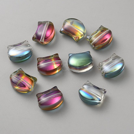Electroplate Glass Beads EGLA-CJC0001-04A-03-1