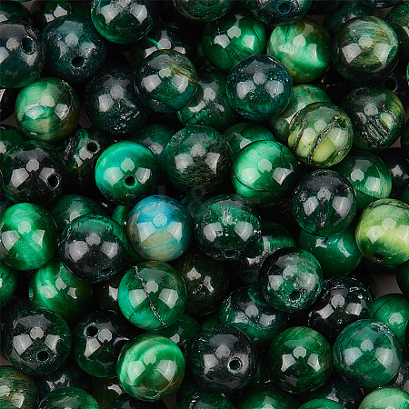 120Pcs Natural Tiger Eye Beads G-PA0001-14B-1