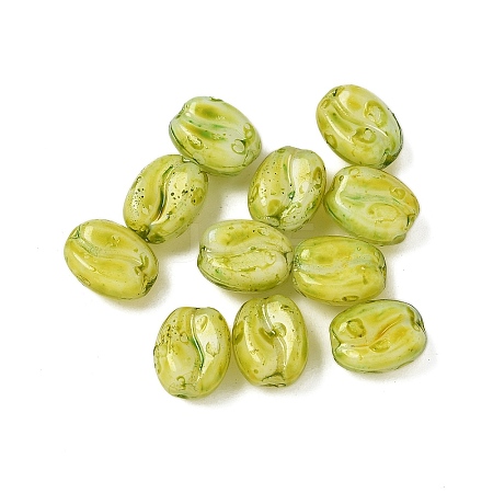 Picasso Baking Paint Glass Seed Beads LS-GLAA-V001-08E-1