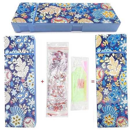 DIY Pencil Case Diamond Painting Kits DIAM-PW0004-128D-1