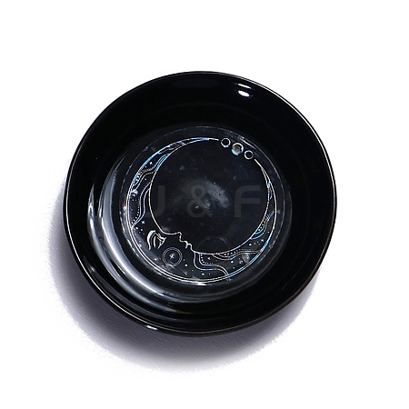 Flat Round Porcelain Jewelry Plates LS-PW-WGA4D51-01-1