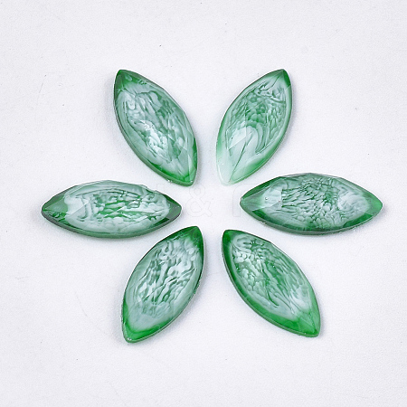 Epoxy Resin Cabochons CRES-S361-06E-1
