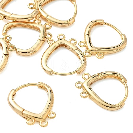 SHEGRACE Brass Hoop Earrings Findings XGR0159G-91G-1