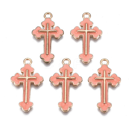 Alloy Enamel Pendants ENAM-S121-059H-1