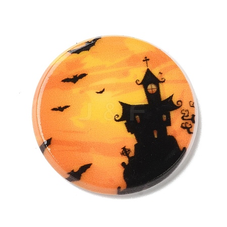 Halloween Series Acrylic Cbabochons OACR-M012-02-1