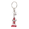 Glass Beaded Keychains KEYC-MZ00031-03-2