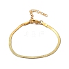 304 Stainless Steel Herringbone Chains Bracelet for Men Women LS-BJEW-D450-01G-03-4