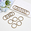 50Pcs Iron Keychain Clasps FIND-SP0005-56AB-6