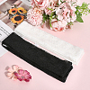 2Pcs 2 Colors Polyester Lace Long Silk Scarf for Women Girls AJEW-GF0011-28E-3