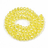 Electroplate Glass Beads Strands EGLA-A044-T2mm-B29-2