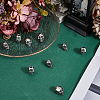 9Pcs 3 Styles 304 Stainless Steel European Beads STAS-ME0002-93-4