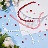 3 Strands 3 Colors Synthetic Coral Beads Strands CORA-FH0001-02-4