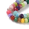 Natural Dyed White Jade Beads Strands G-F753-06C-3