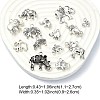 60Pcs 15 Styles Tibetan Style Alloy Elephant Pendants TIBEP-YW0001-83-3