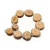 Natural Druzy Quartz Crystal Beads Strands G-F582-A13-2