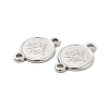 304 Stainless Steel Connector Charms STAS-B032-40P-3